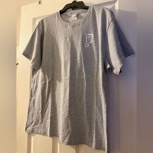 Pink Gray T-Shirt with P Logo